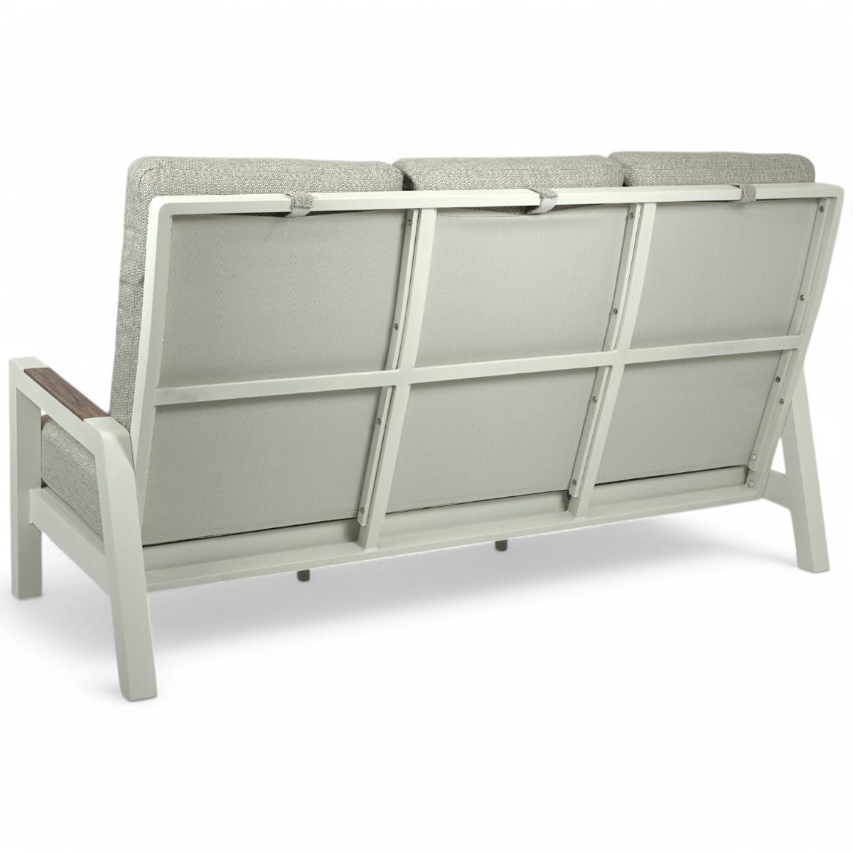 Nauvo sohvaryhmä ulkokäyttöön mekanismeillä, vaalea