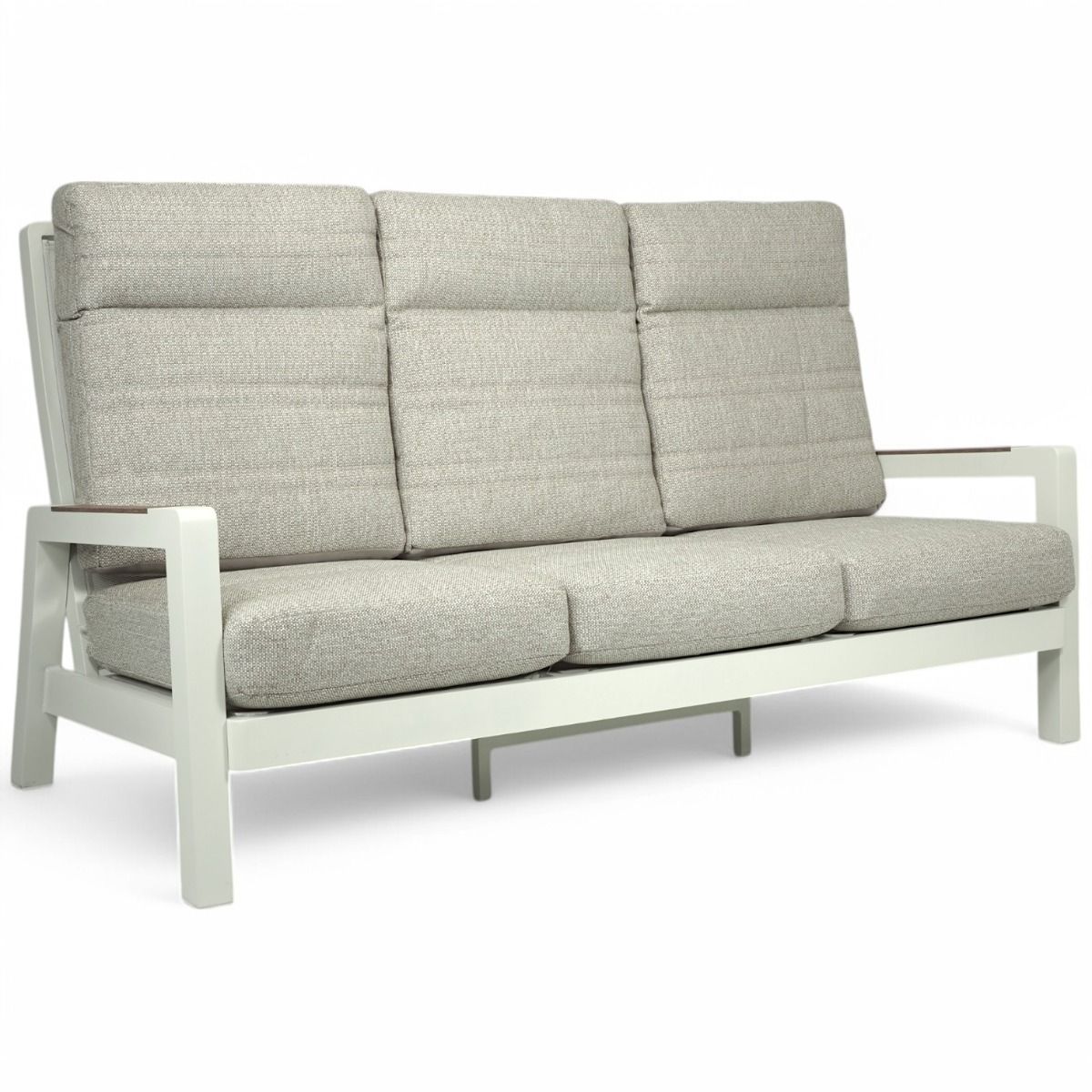 Nauvo sohvaryhmä ulkokäyttöön mekanismeillä, vaalea