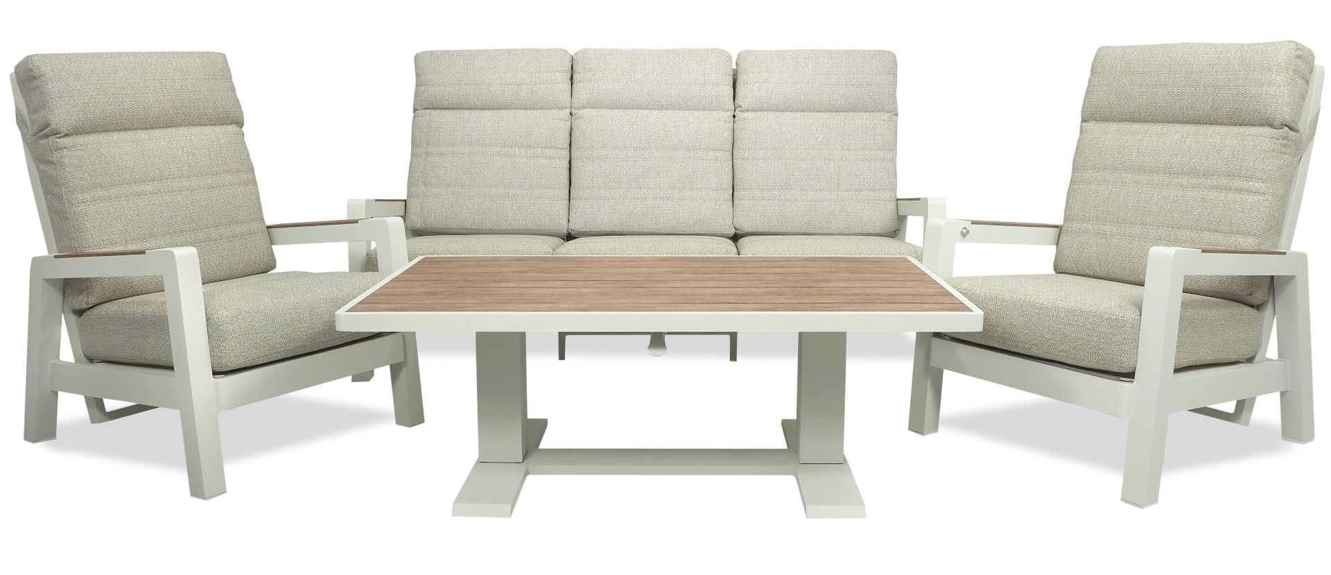 Nauvo terassi sohvasetti vaalea