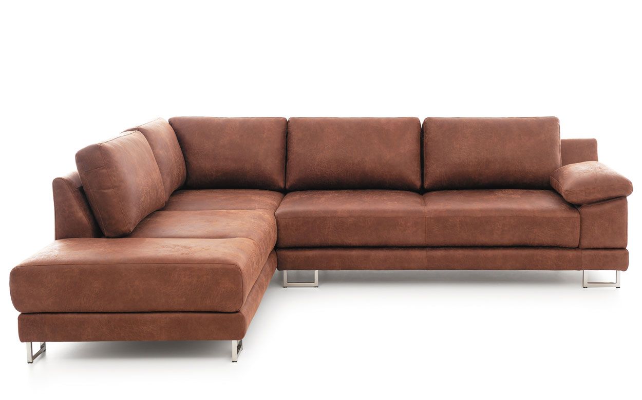 Neiser Nemo avokulmasohva, konjakin ruskea