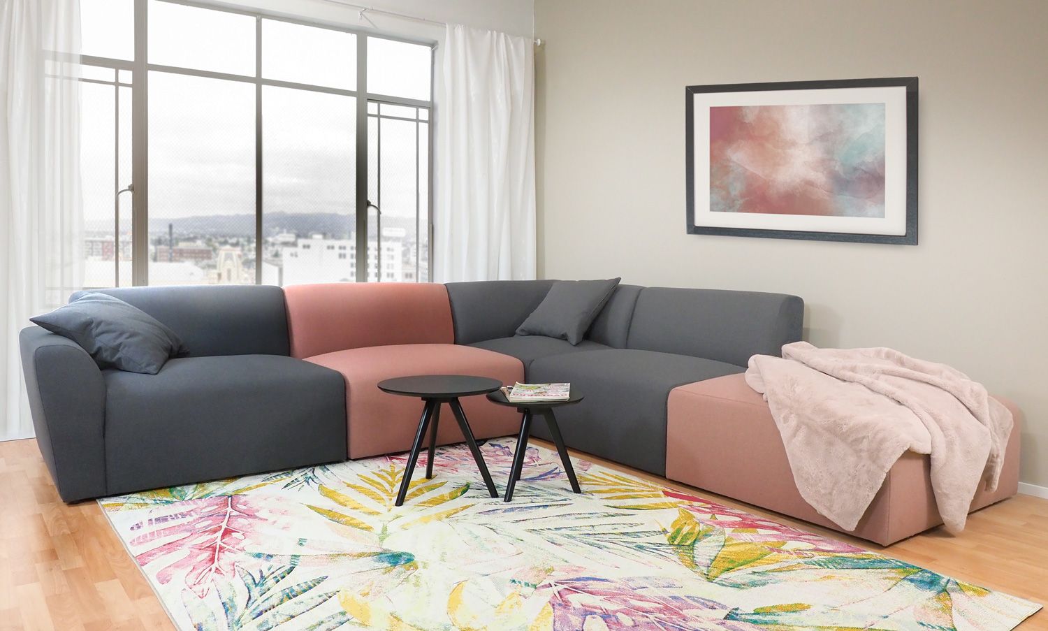 Tropez moduulisohva-kokonaisuus, eri värejä