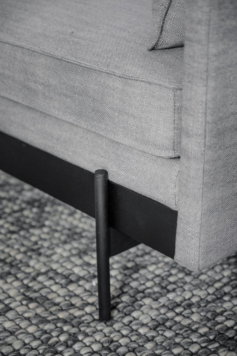 Rowico Shelton sohva 3-ist, harmaa