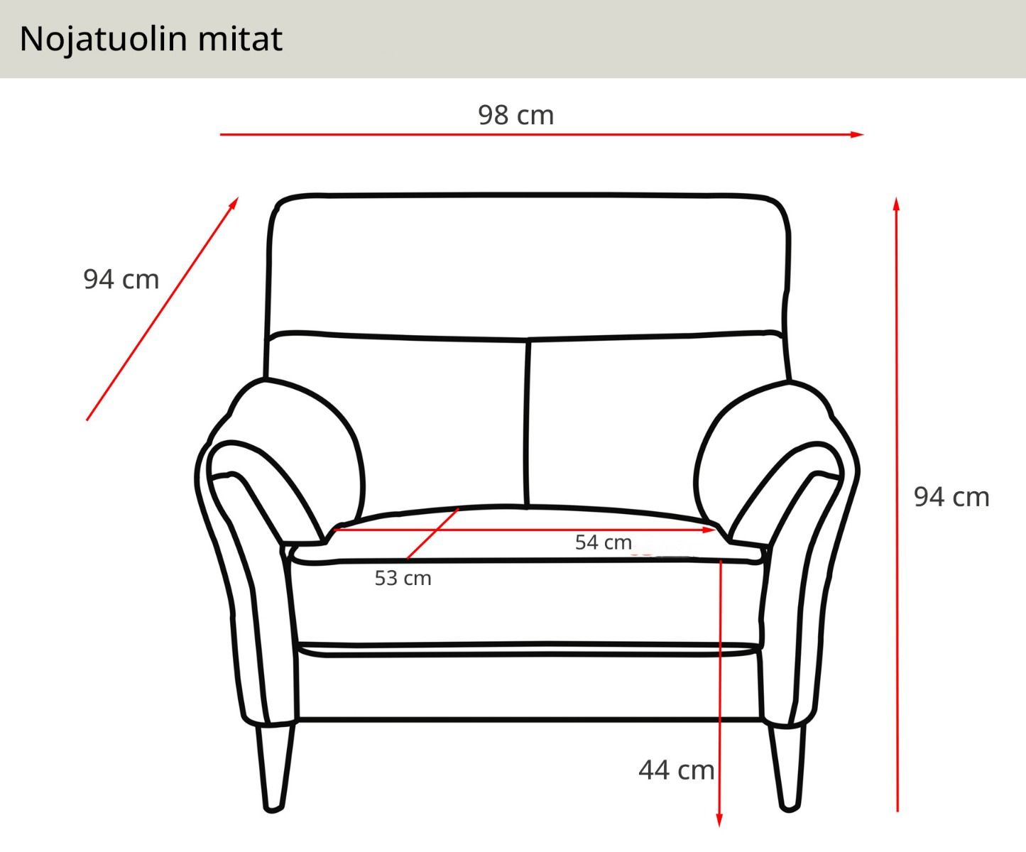 Napoli 3+1+1 sohvakalusto nahkaa, musta