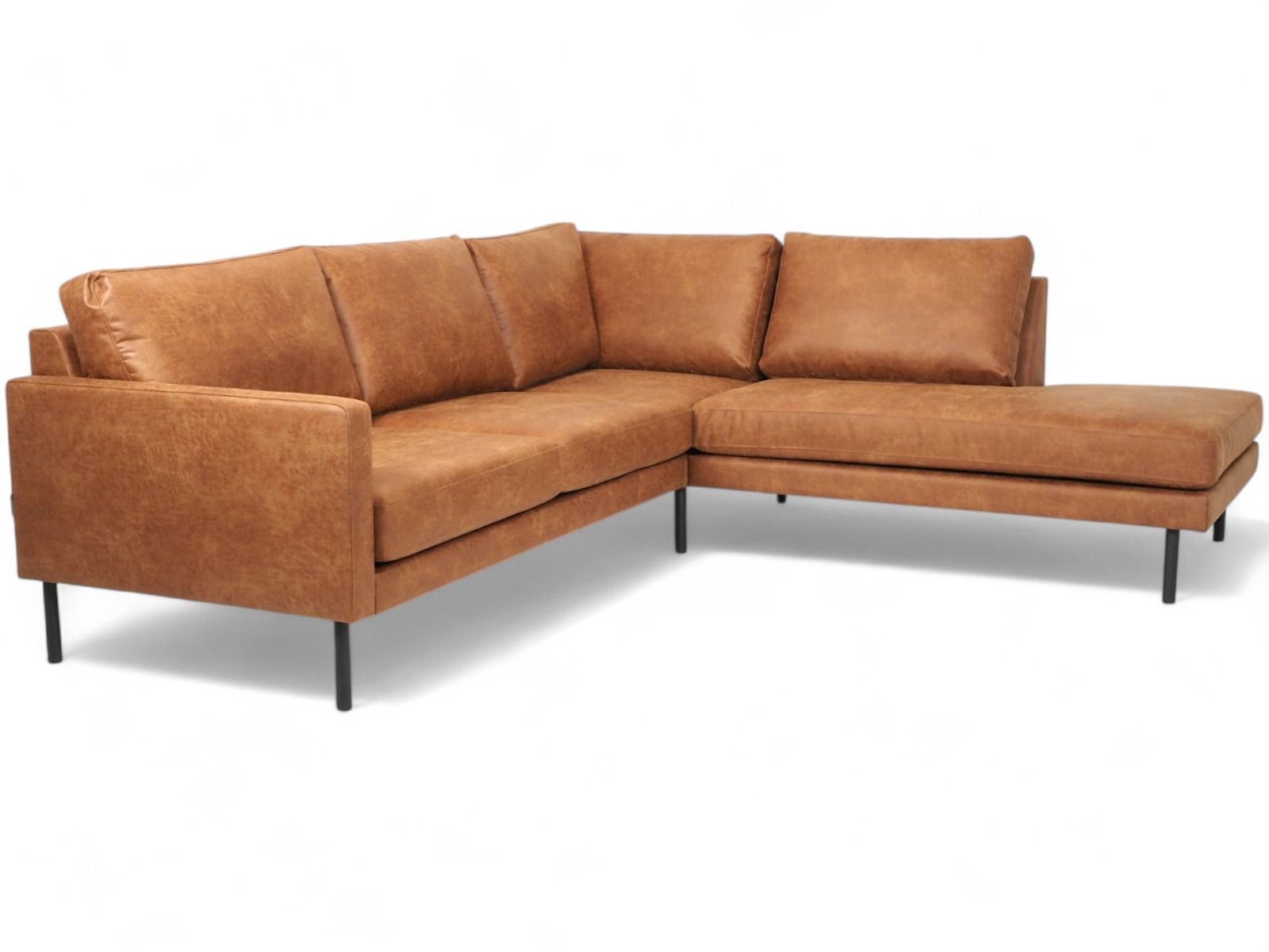 Nordic Copenhagen avokulmasohva, konjakinruskea