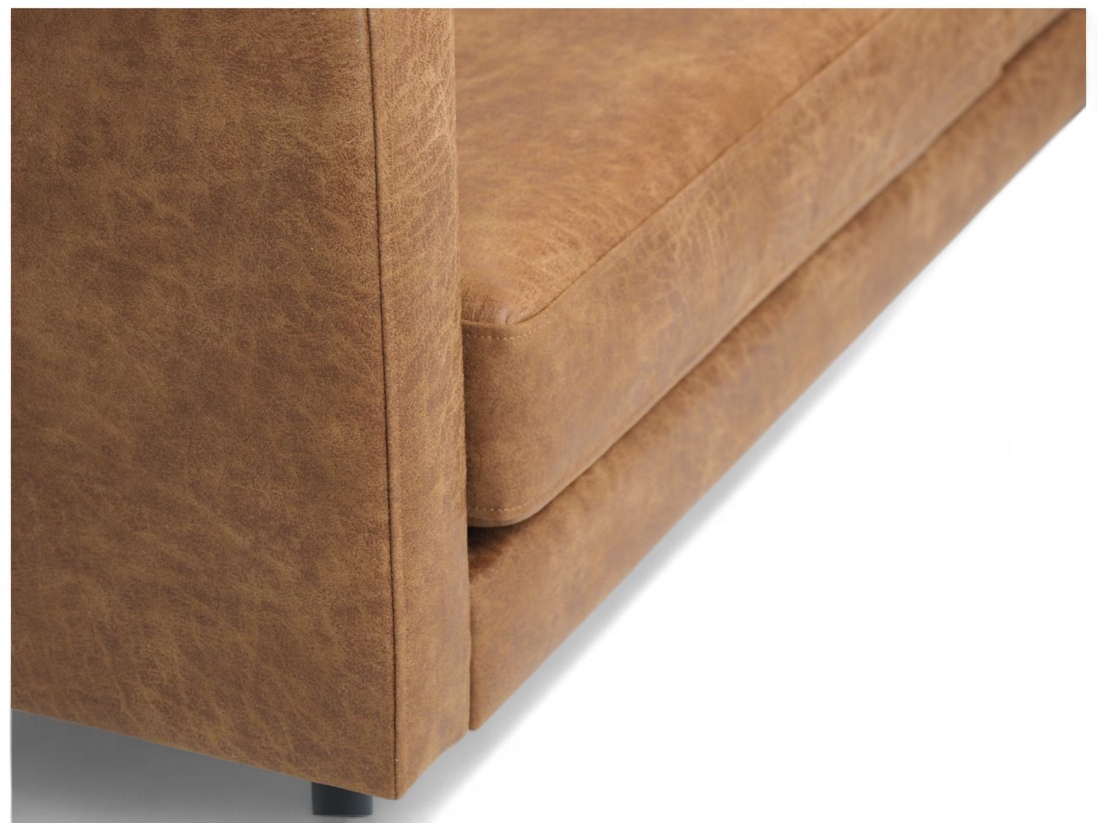 Nordic Copenhagen divaani nahkasohva, konjakki