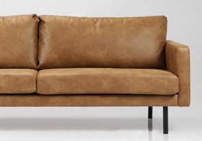 Nordic Copenhagen divaani nahkasohva, konjakki