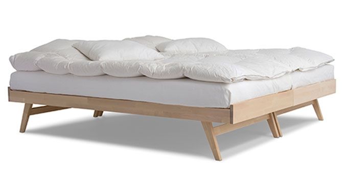 Notte runkosänky, koivu eri kokoja