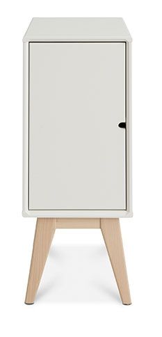 Notte- yöpöytä, valkoinen