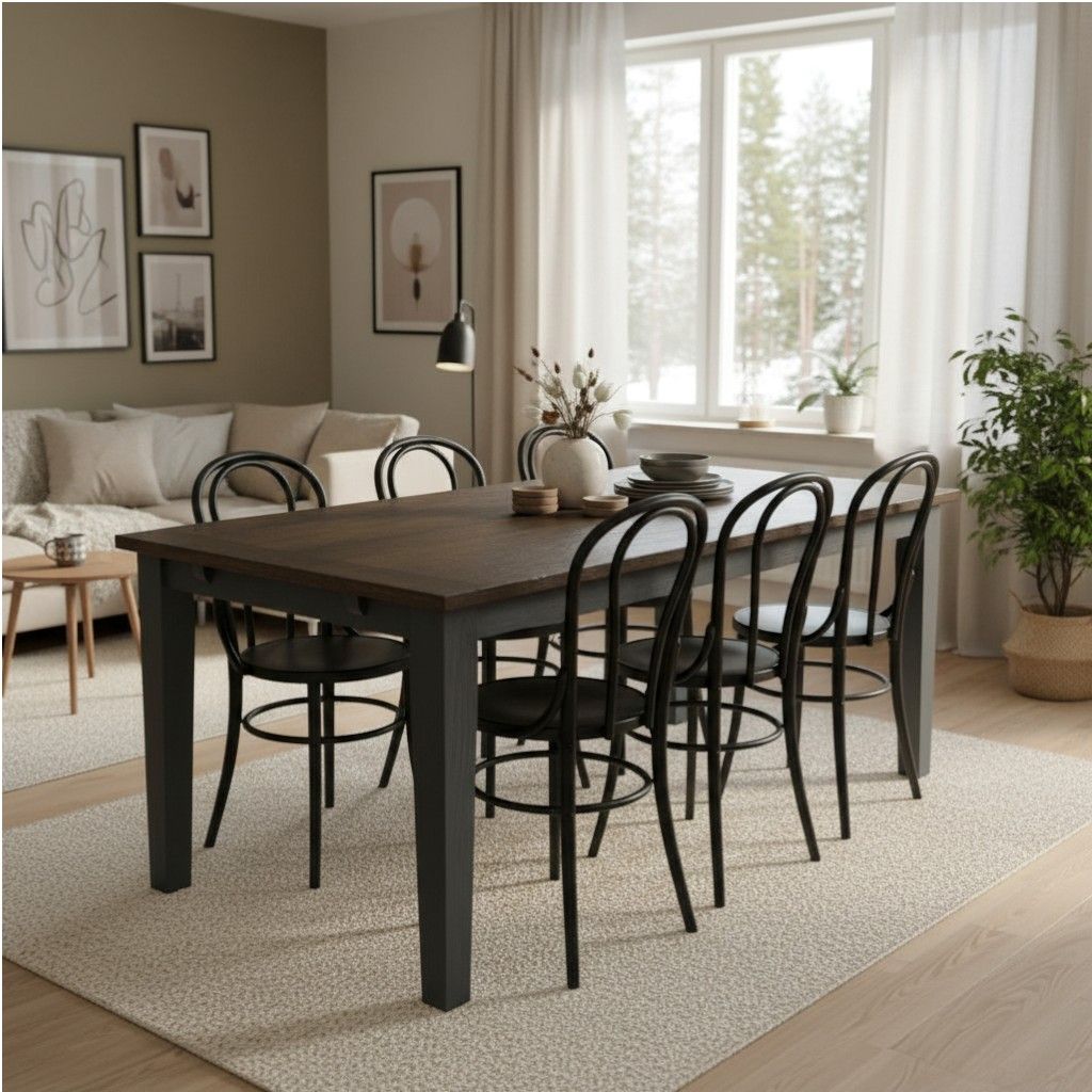 Rowico Nottingham ruokaryhmä Bistro tuoleilla, eri värejä