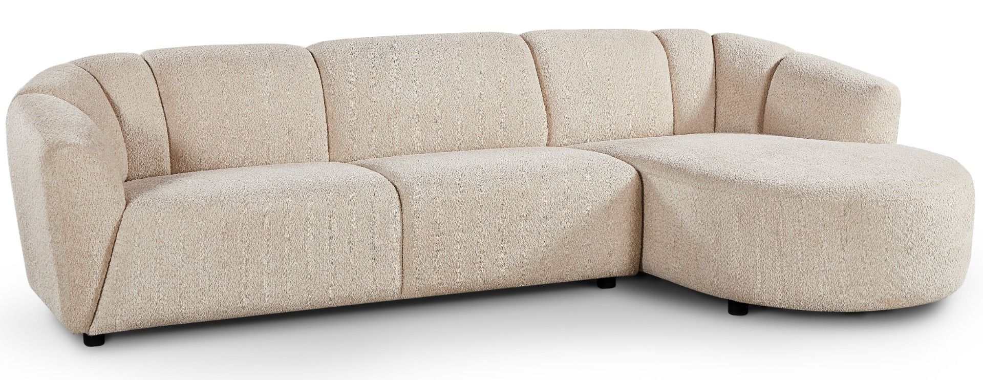 Nova divaanisohva luonnonvalkoinen