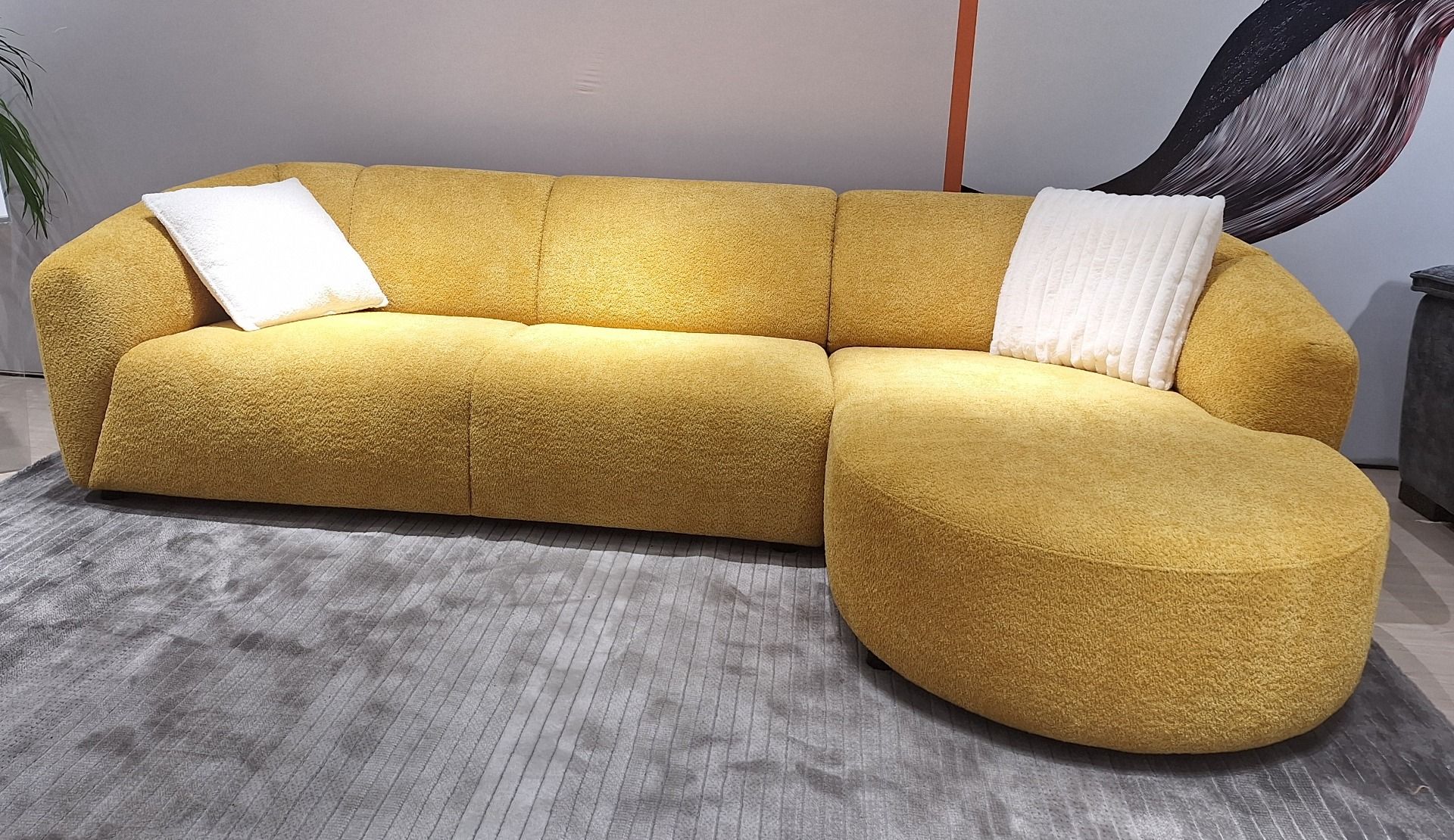 Nova divaanisohva, keltainen