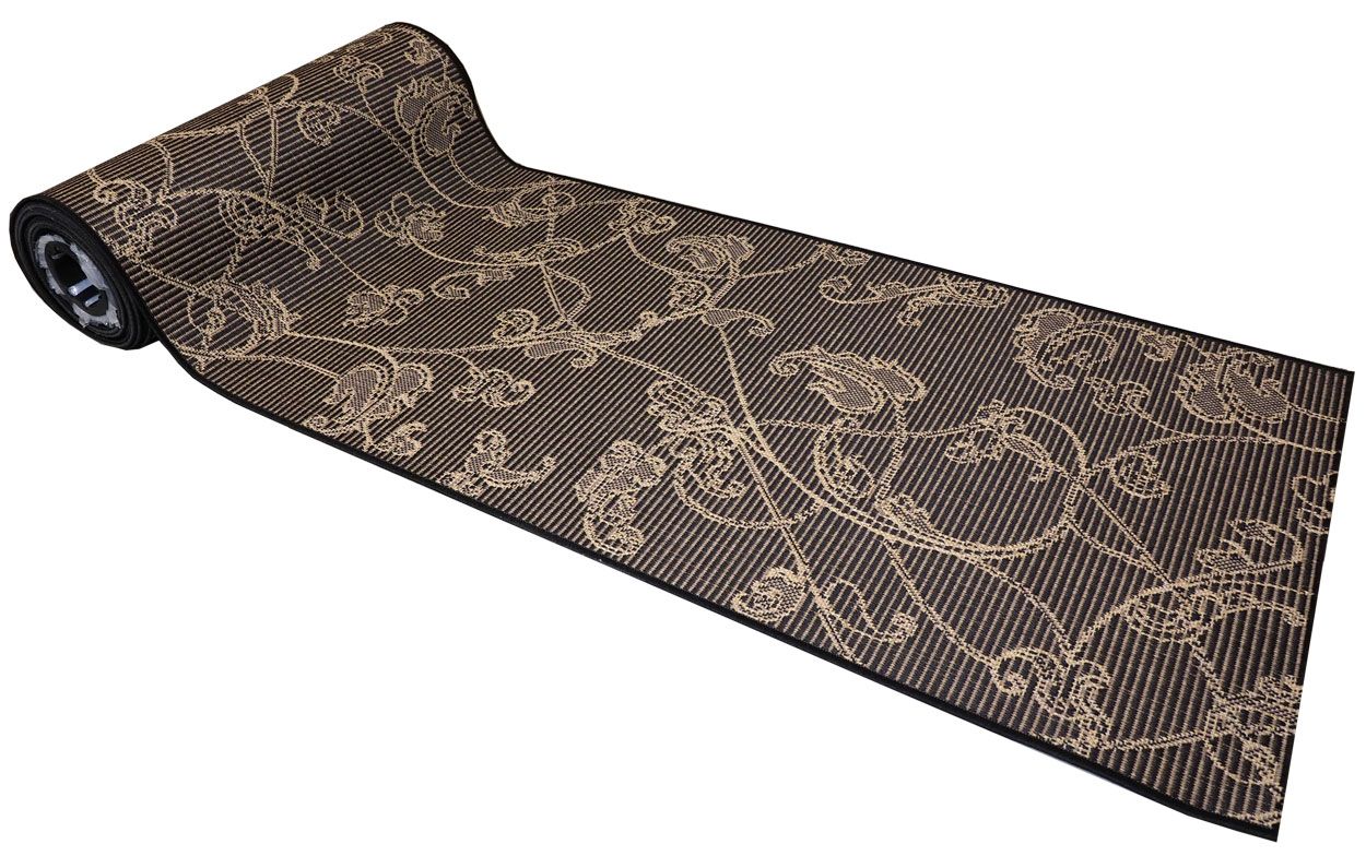 Käytävämatto mustakukka, lev 100 cm