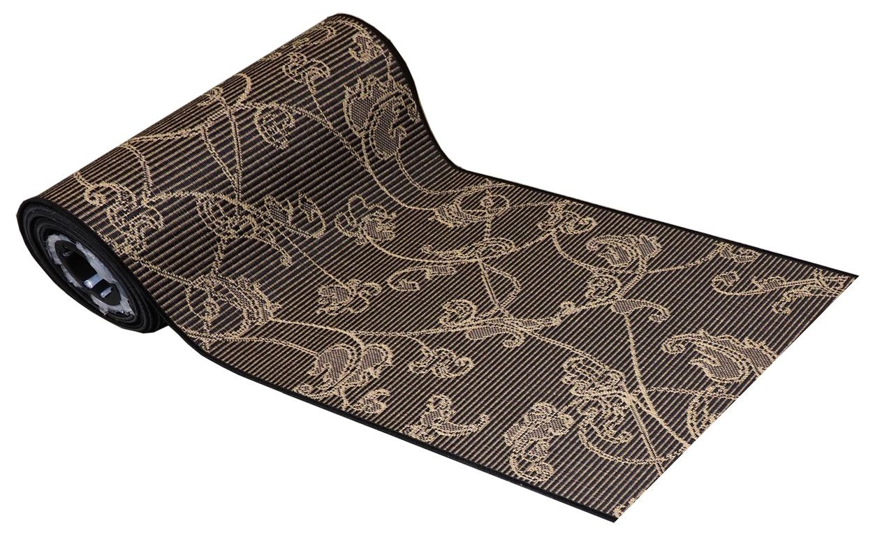 Musta käytävämatto lev 80cm