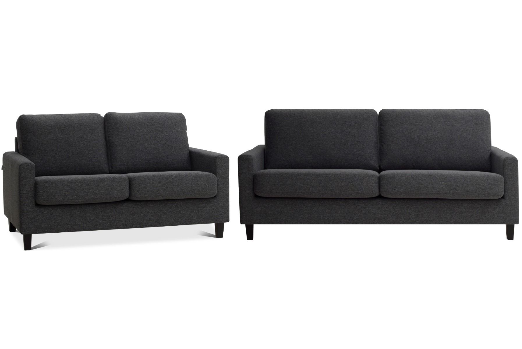 Unico Oliver 3+2 sohvakalusto, tummanharmaa