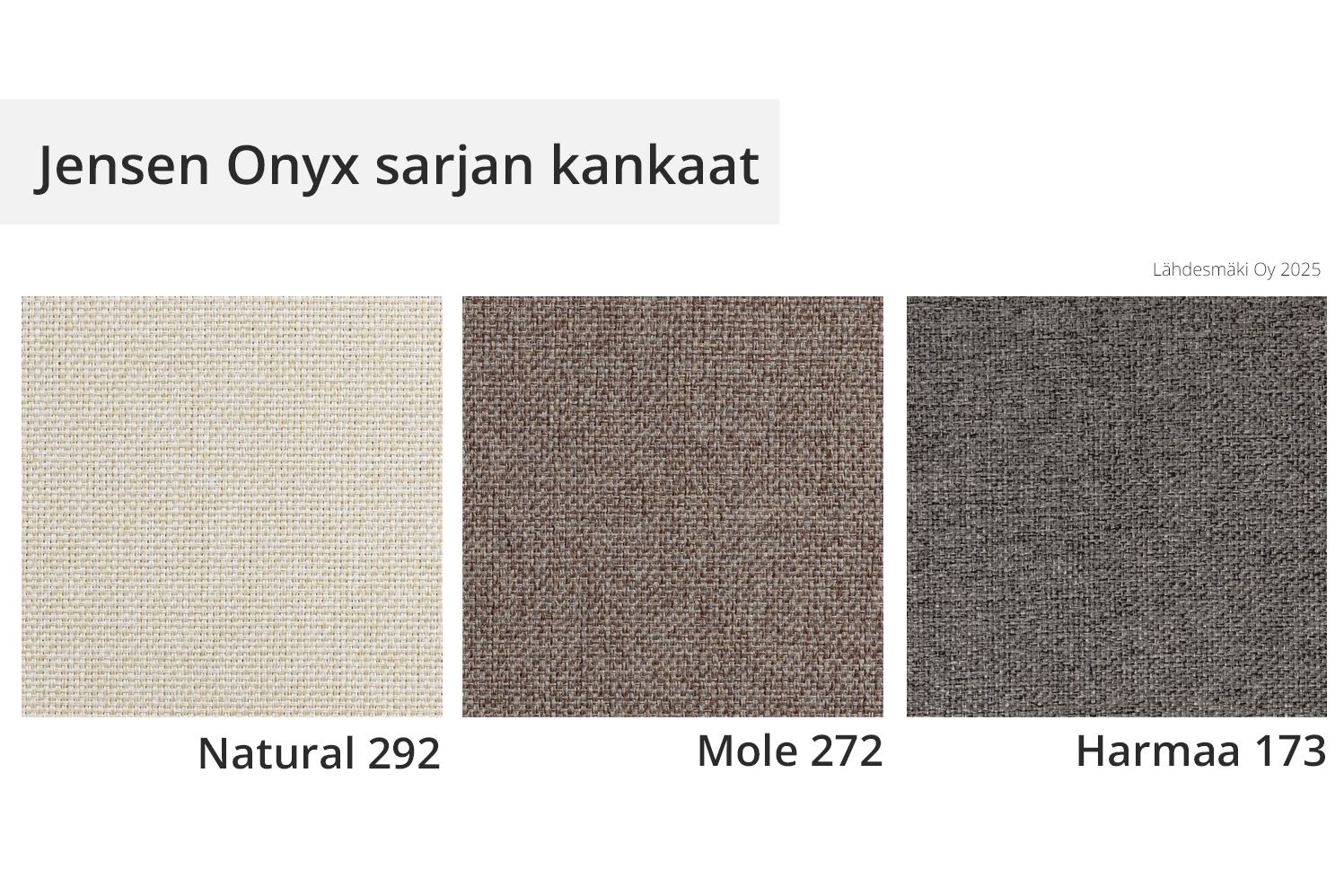 Jensen Onyx jenkkisänky, eri vaihtoehtoja