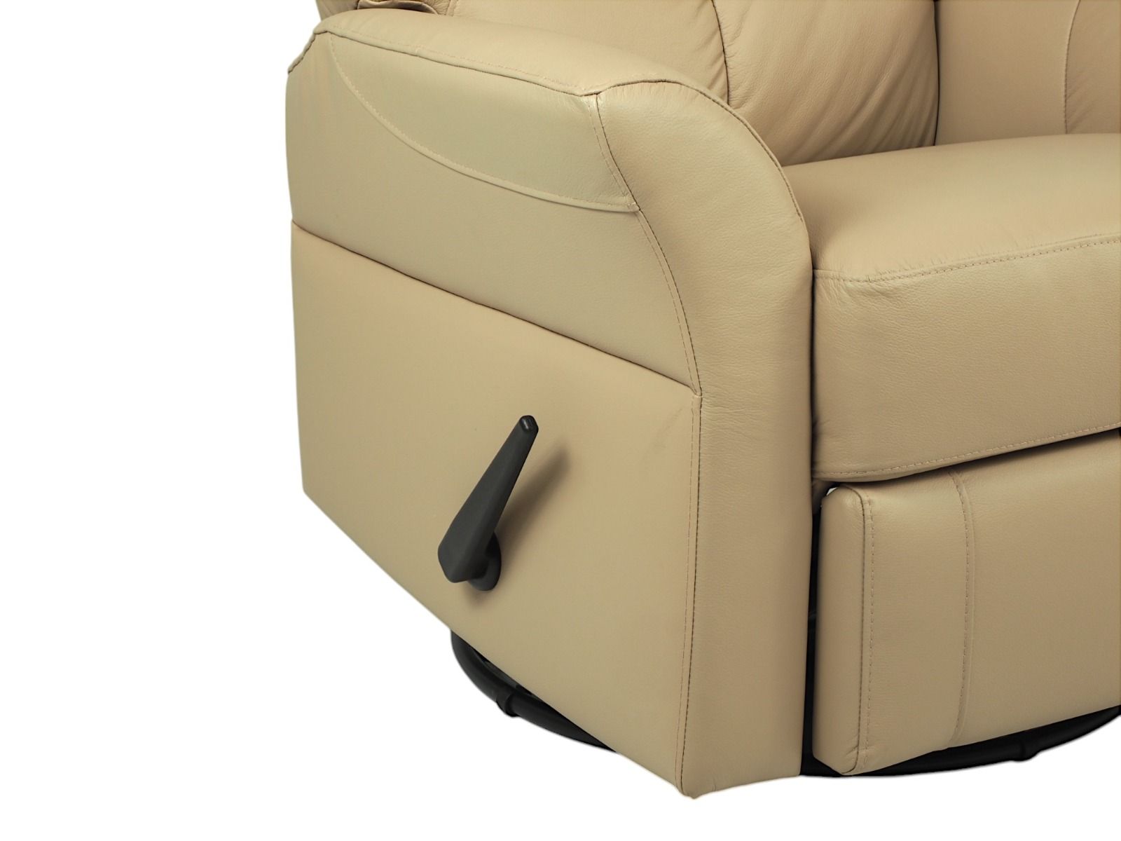 Kotimainen Oodi mekanismituoli, khaki nahka