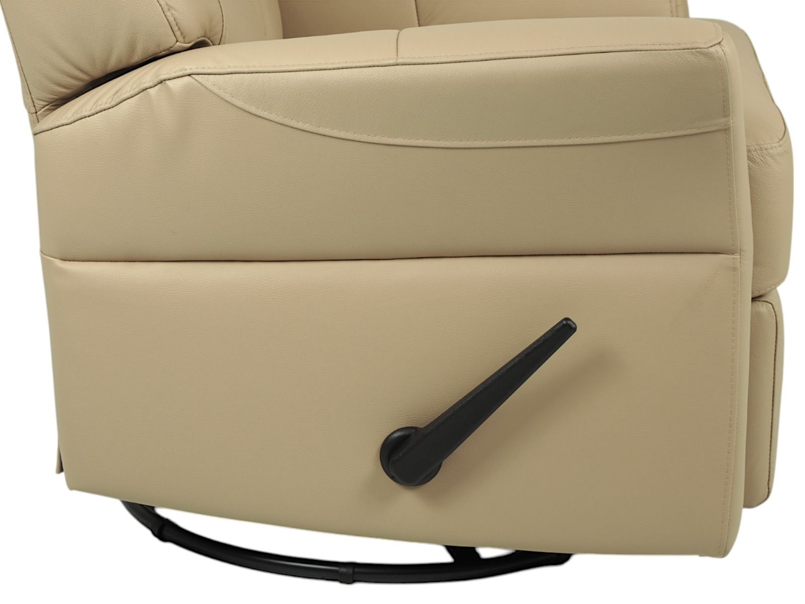 Kotimainen Oodi mekanismituoli, khaki nahka