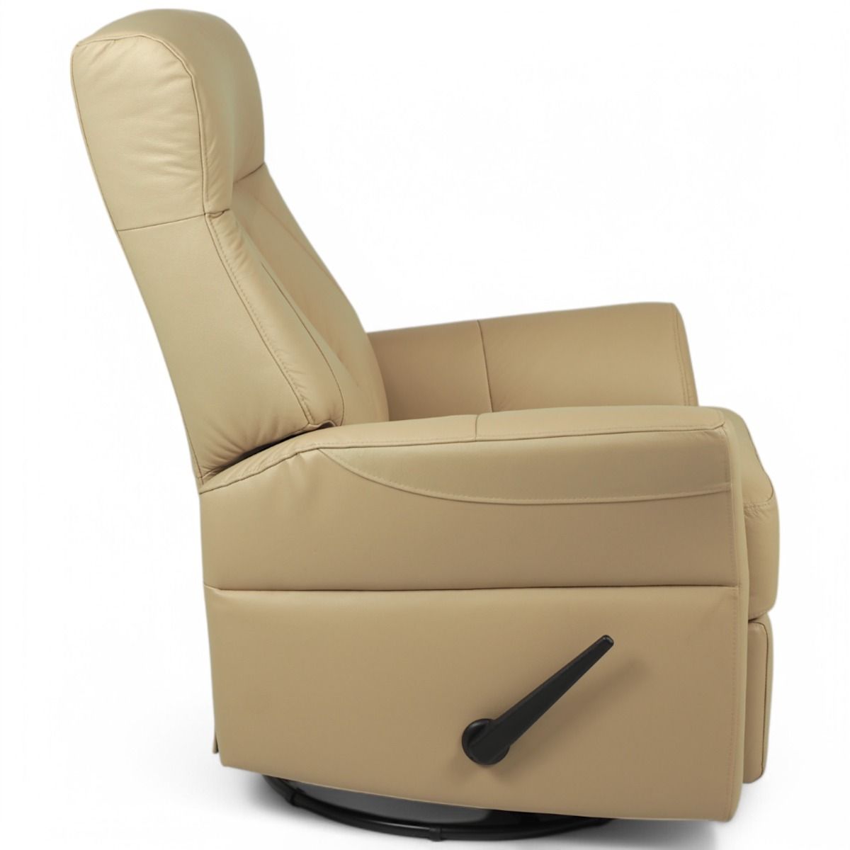 Kotimainen Oodi mekanismituoli, khaki nahka