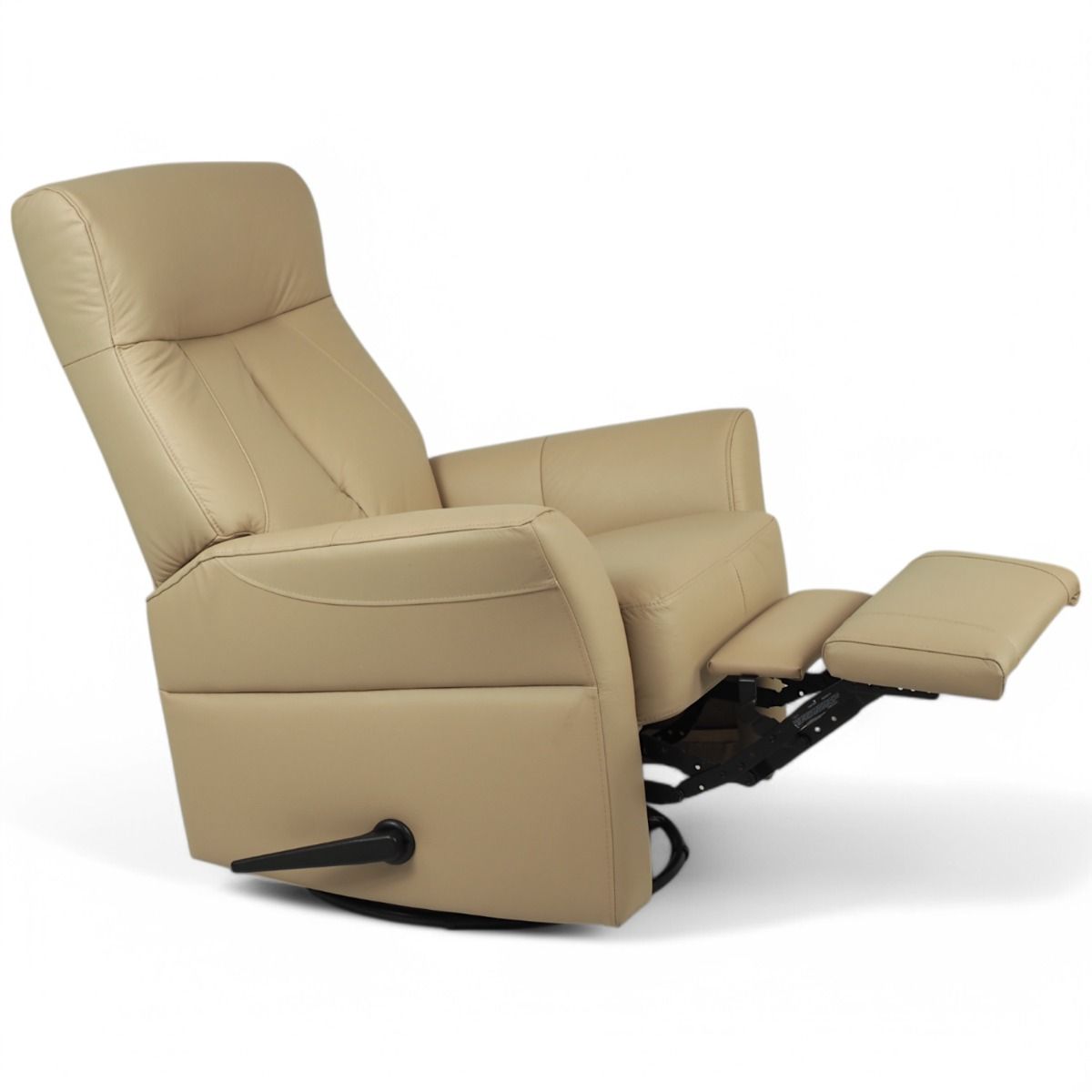 Kotimainen Oodi mekanismituoli, khaki nahka