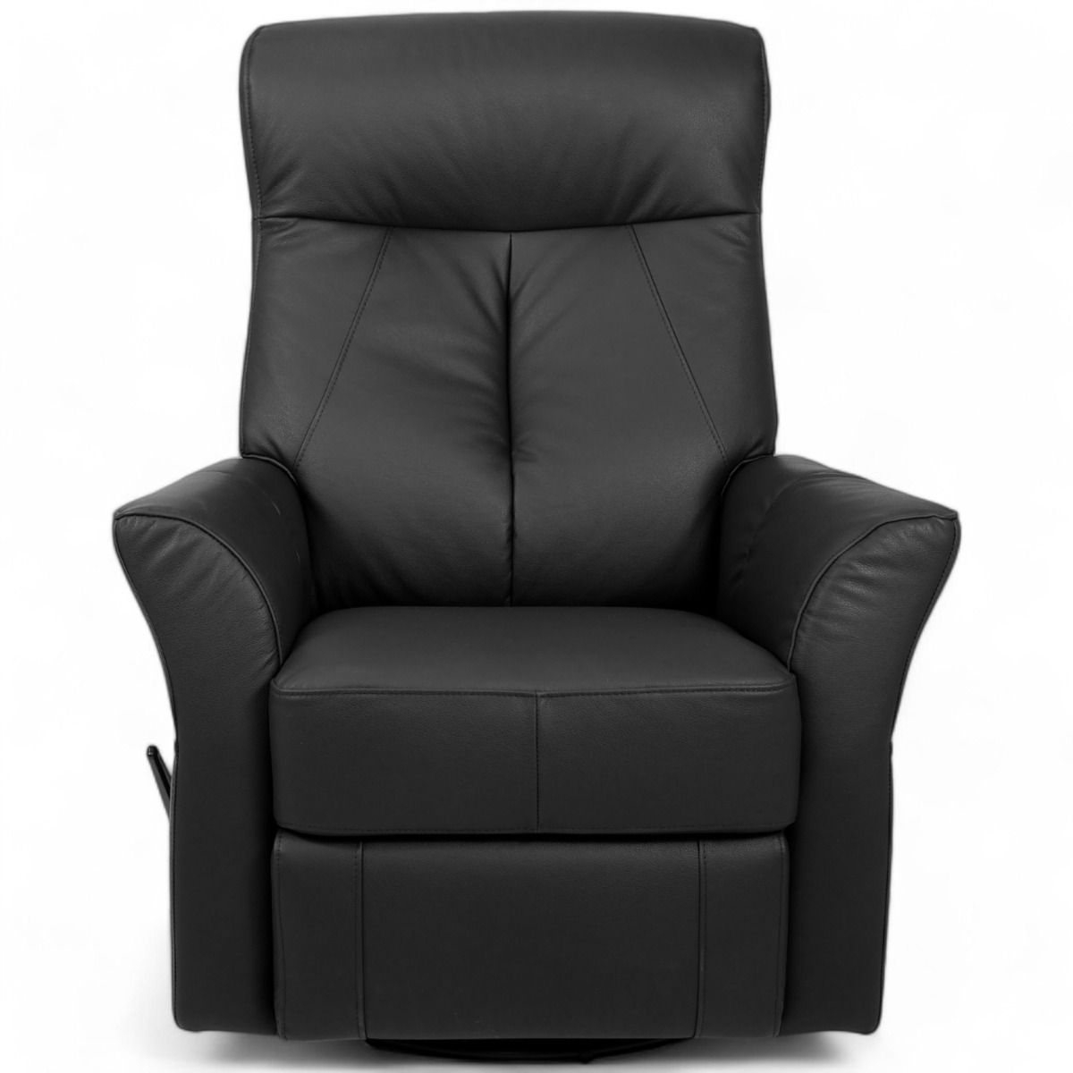 Kotimainen Oodi mekanismituoli, musta nahka