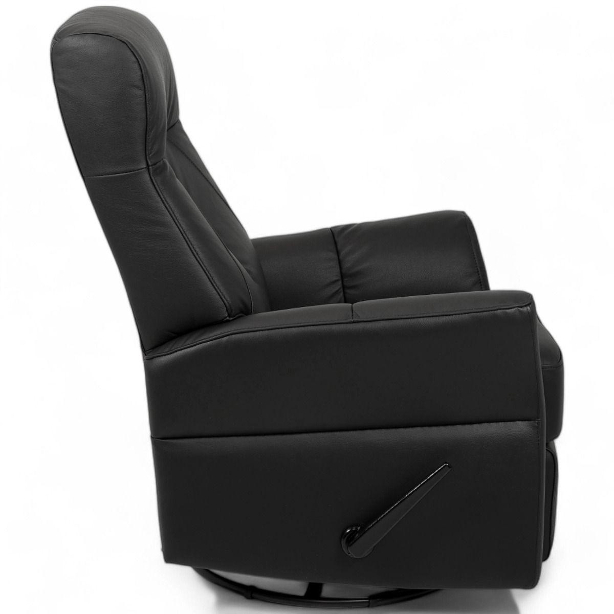 Kotimainen Oodi mekanismituoli, musta nahka