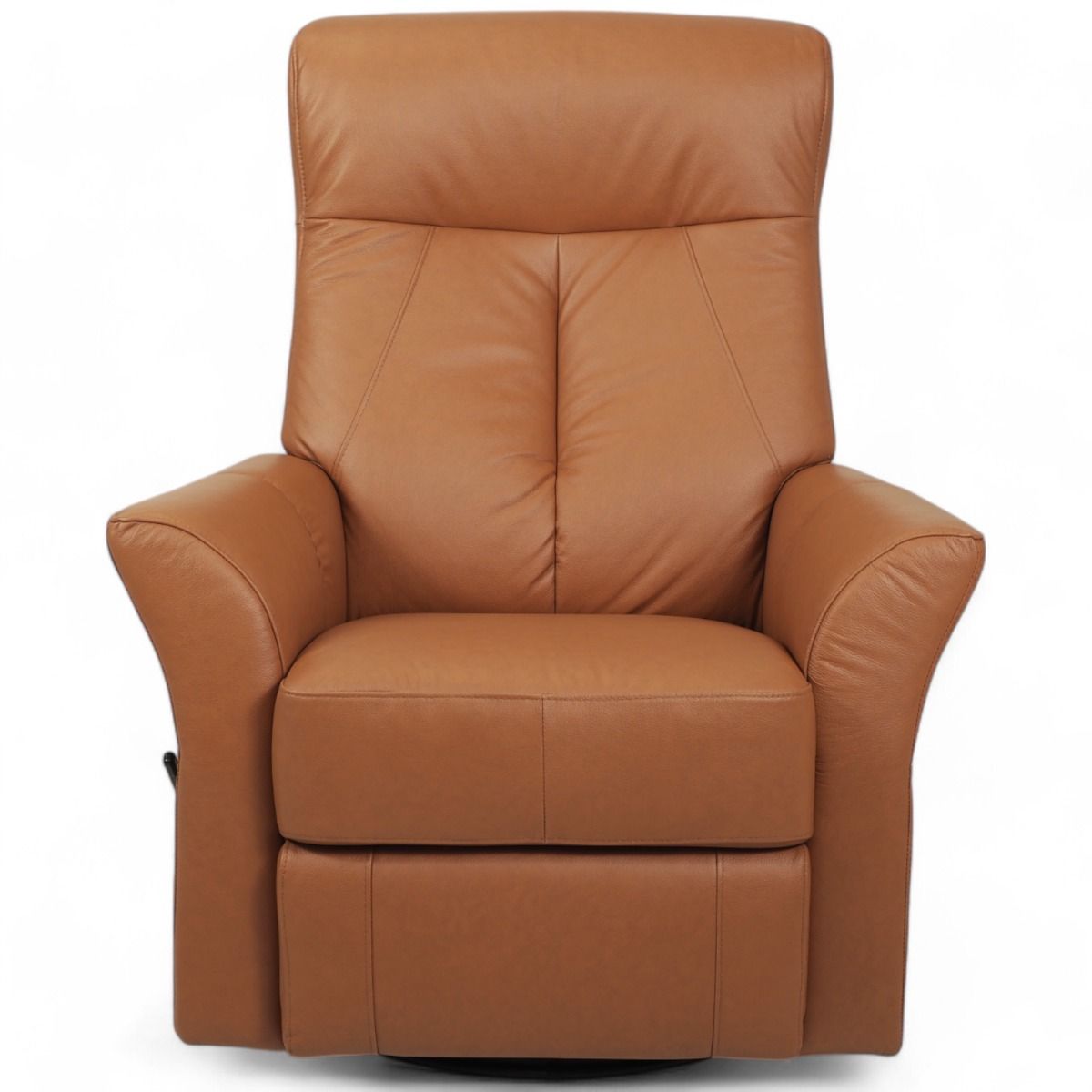 Kotimainen Oodi mekanismituoli, ruskea nahka