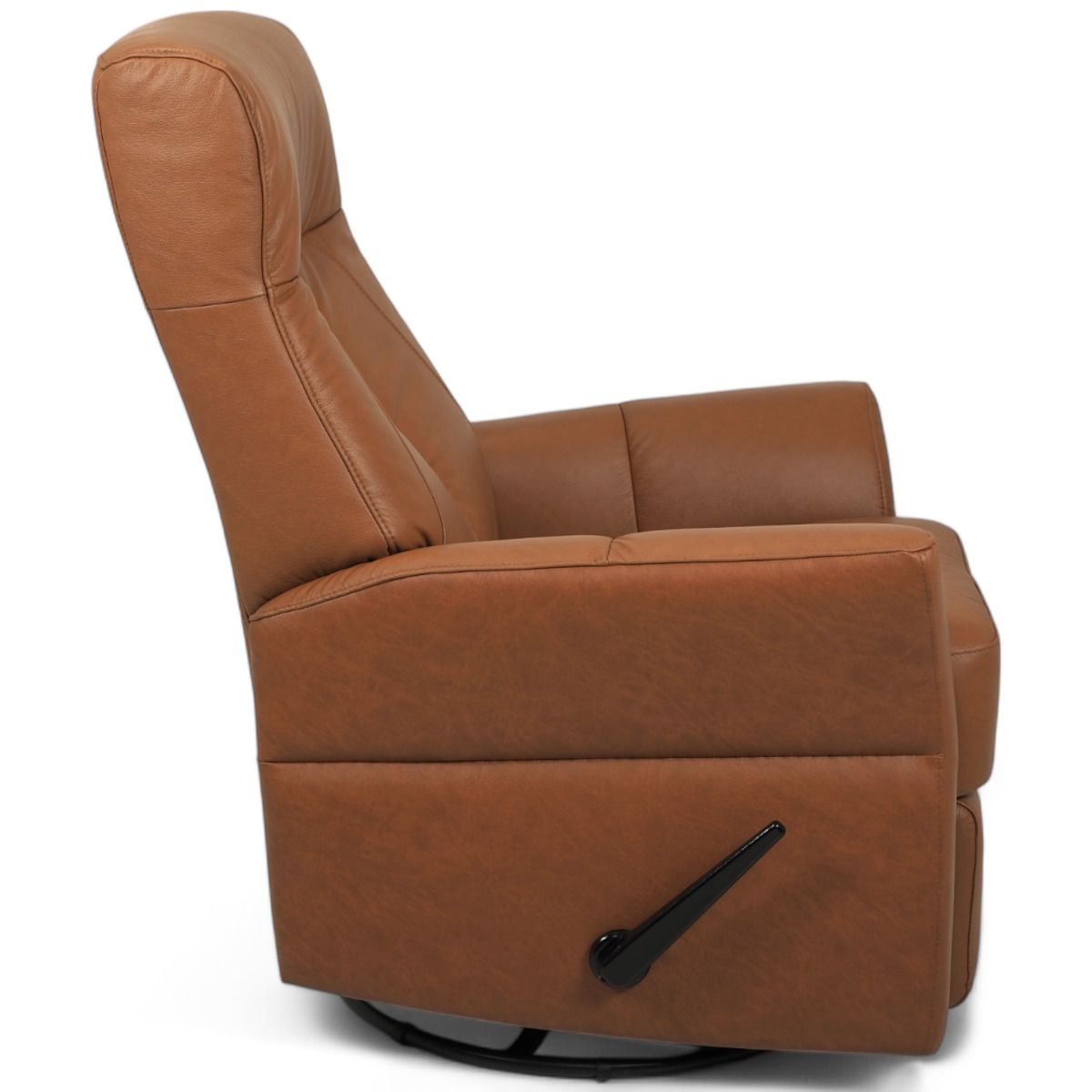 Kotimainen Oodi mekanismituoli, ruskea nahka