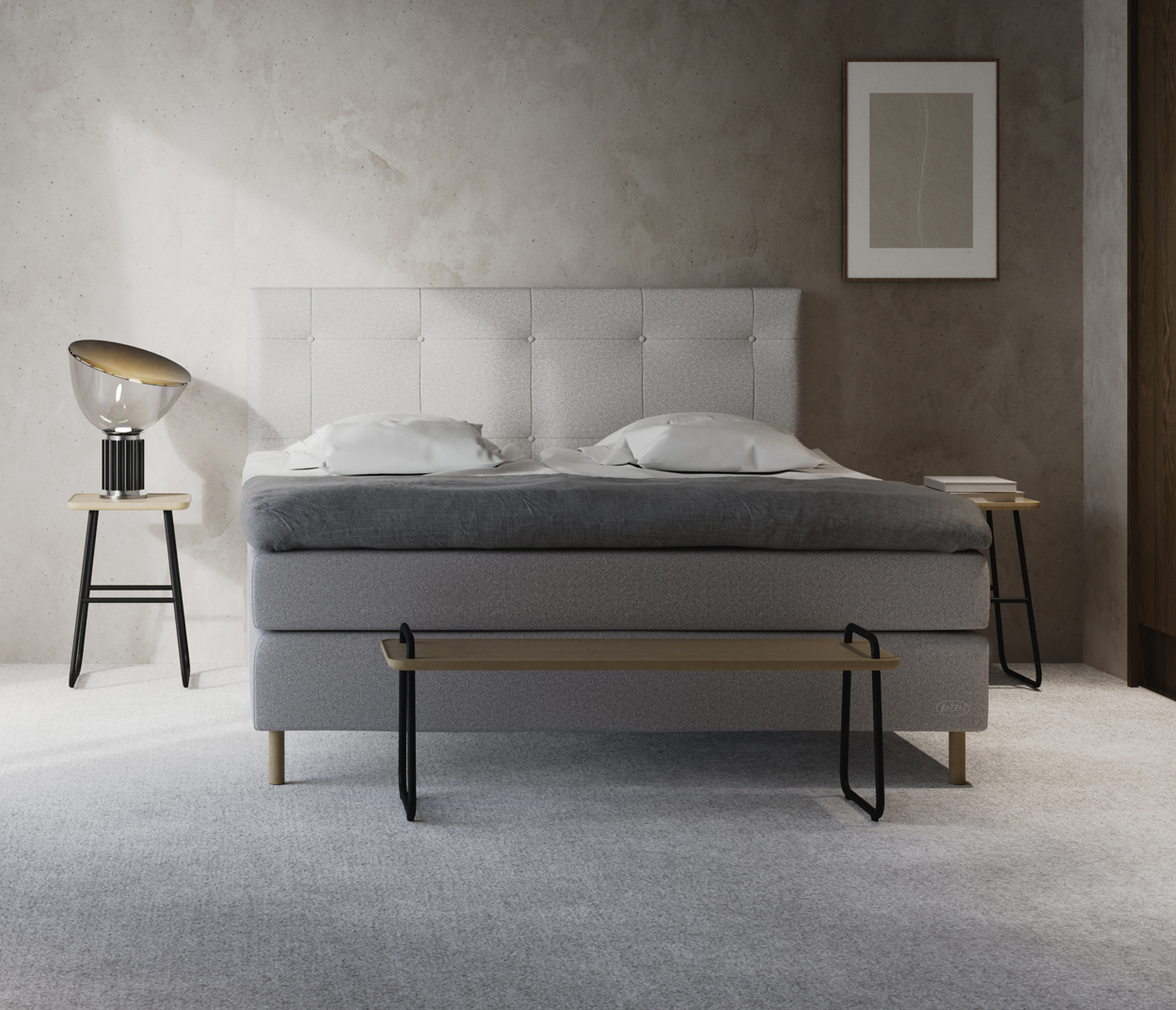 Jensen Opal jenkkisänky 180x200cm, varastoerä