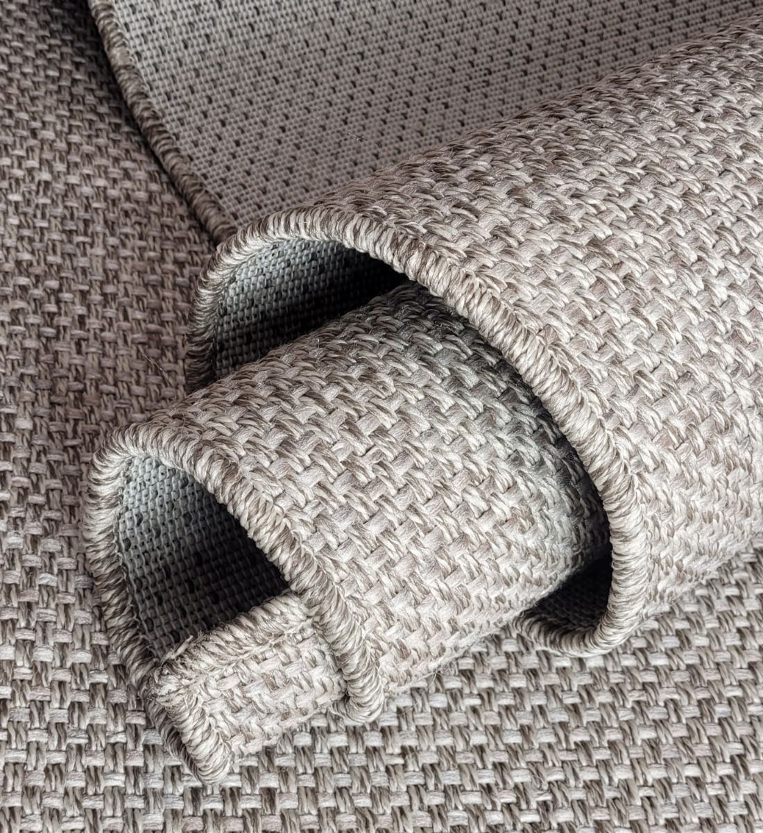 Oria matto, ruudukas pellava, eri kokoja