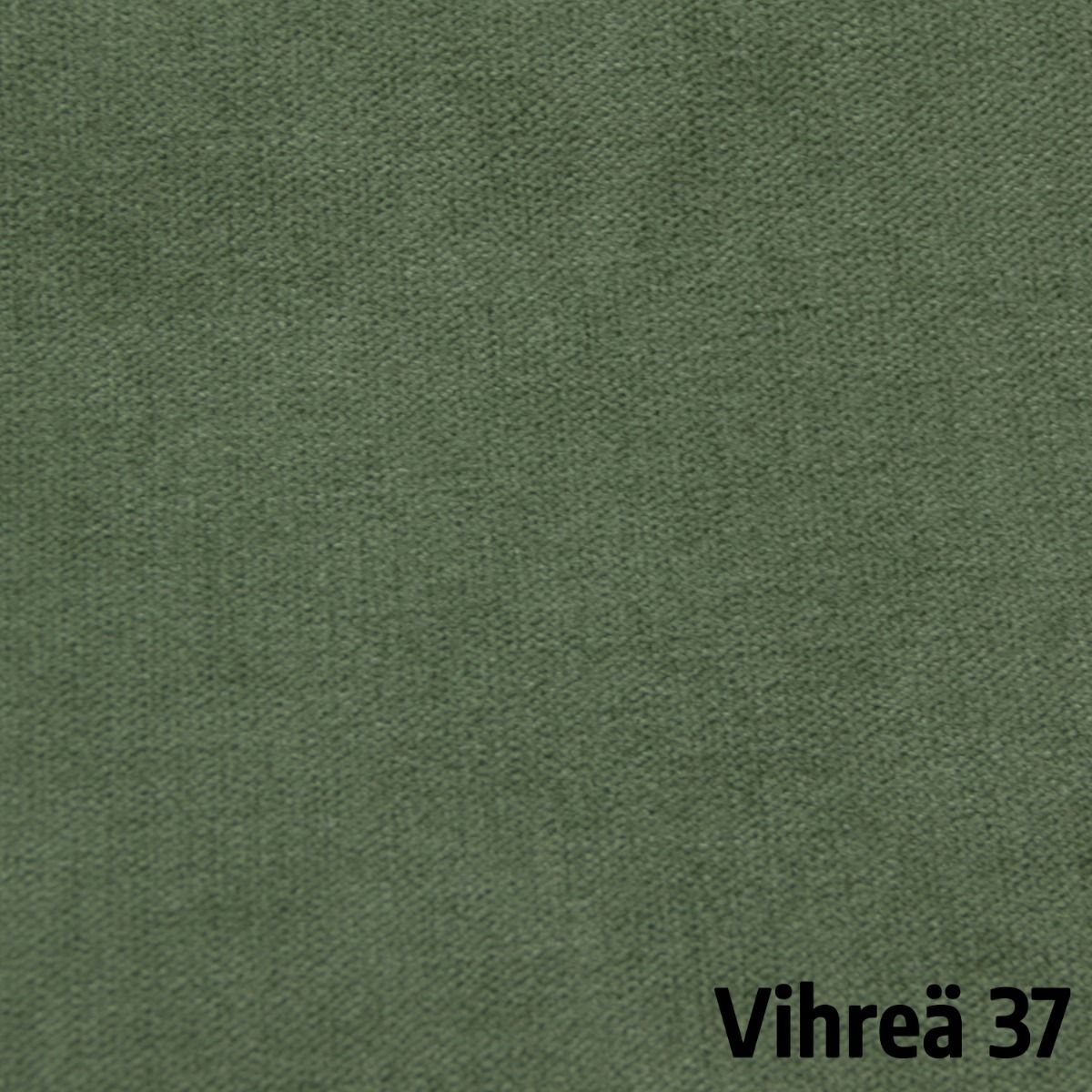 Rico avokulmasohva vuodemekanismilla, vihreä