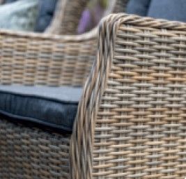 Osborne tuoli polyrottinki, vaalean ruskea