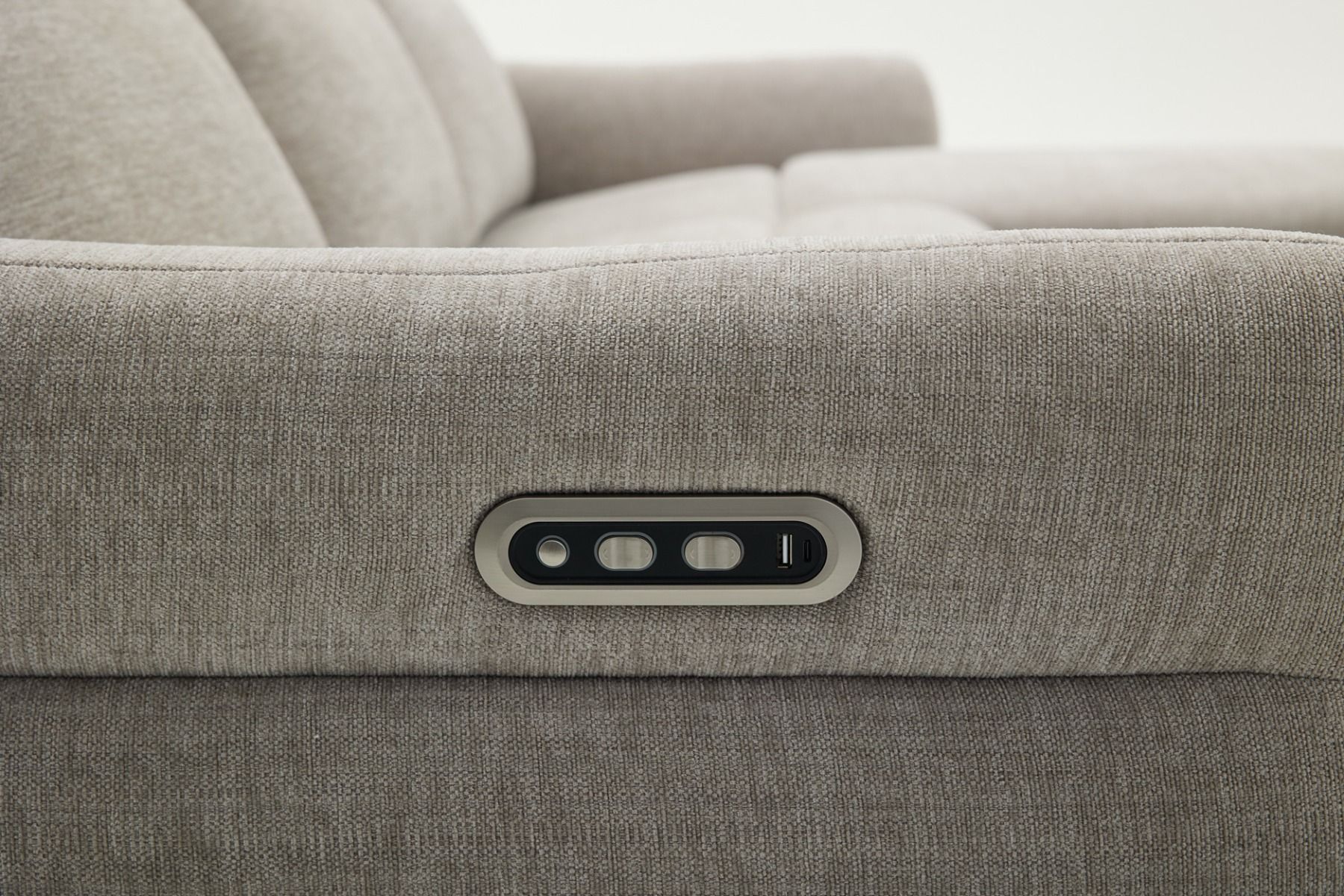 Oscar divaanisohva sähkömekanismilla, hiekanharmaa