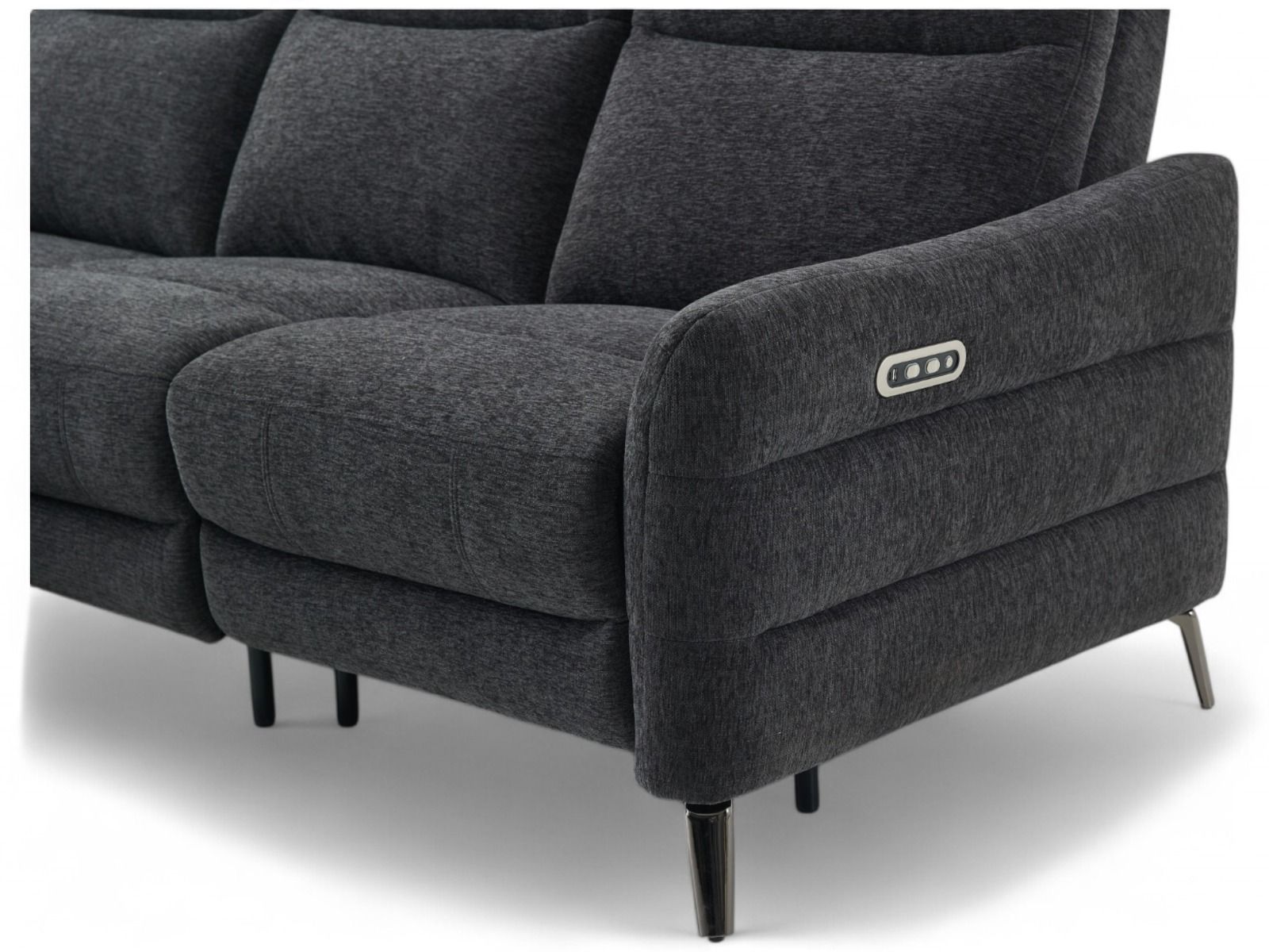 Oscar divaanisohva sähkömekanismilla, tummanharmaa