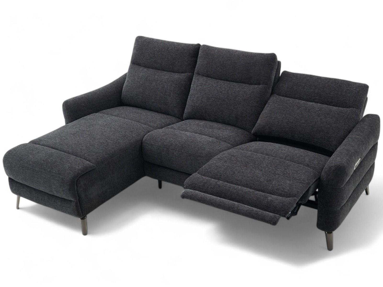 Oscar divaanisohva sähkömekanismilla, tummanharmaa