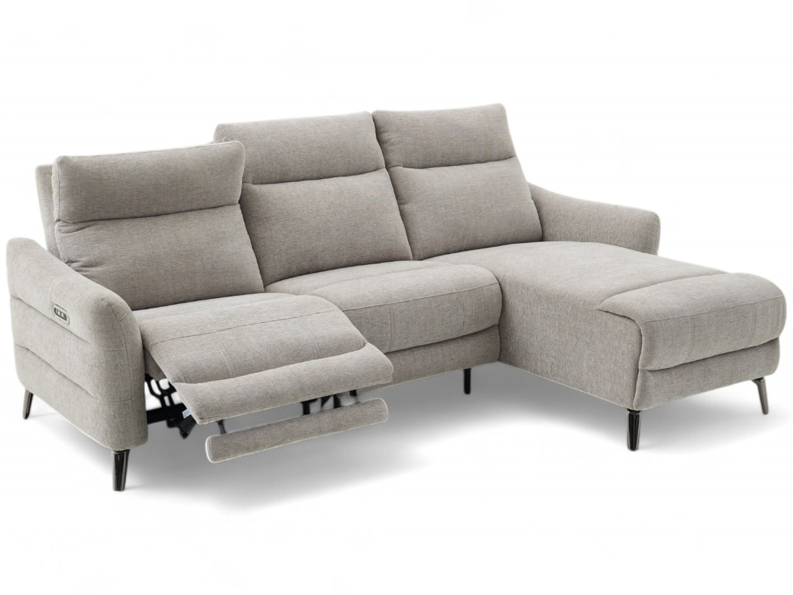 Oscar divaanisohva sähkömekanismilla, hiekanharmaa