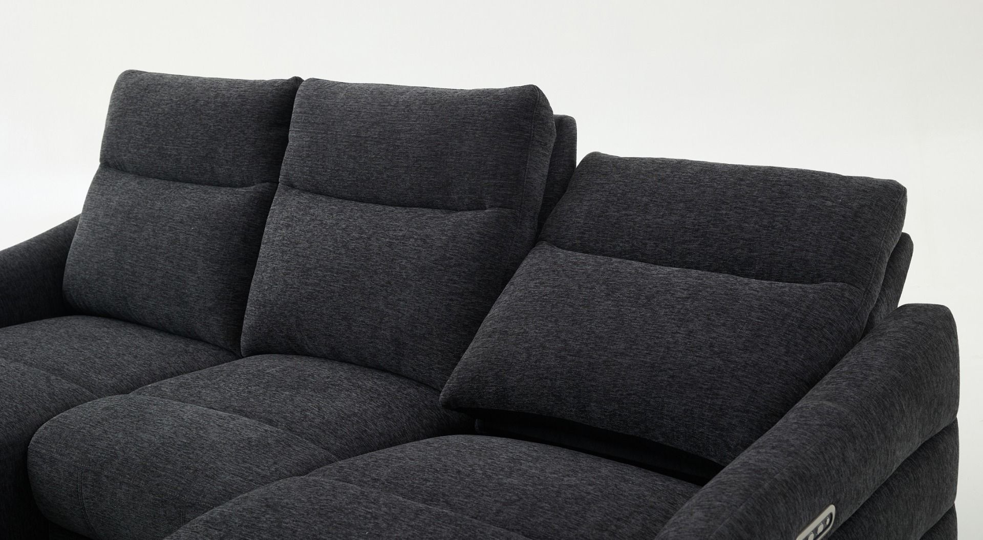 Oscar divaanisohva sähkömekanismilla, tummanharmaa