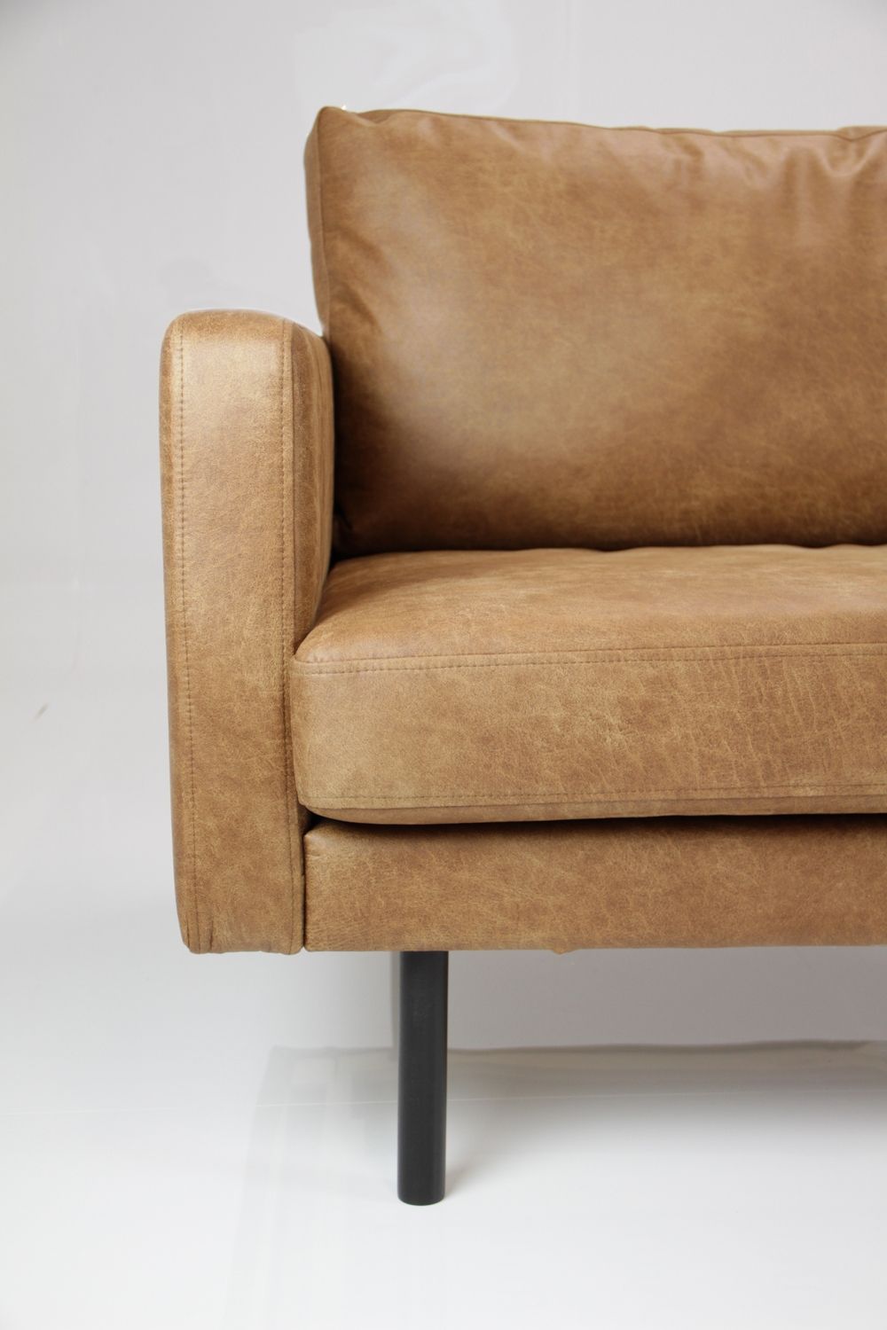 Nordic Copenhagen divaani nahkasohva, konjakki