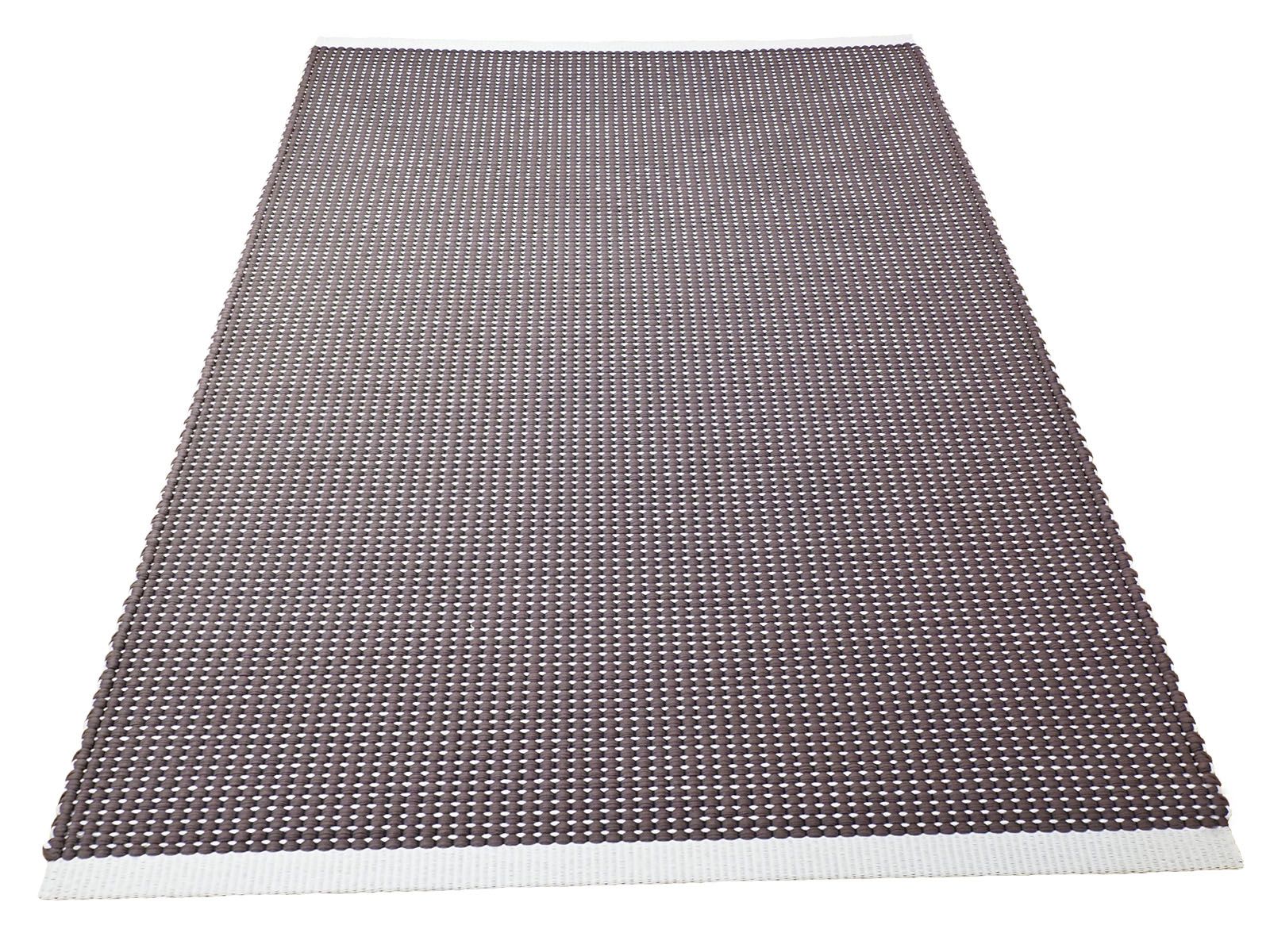 Hanna Korvela Duetto2 matto, ruskea/valk 140x200cm