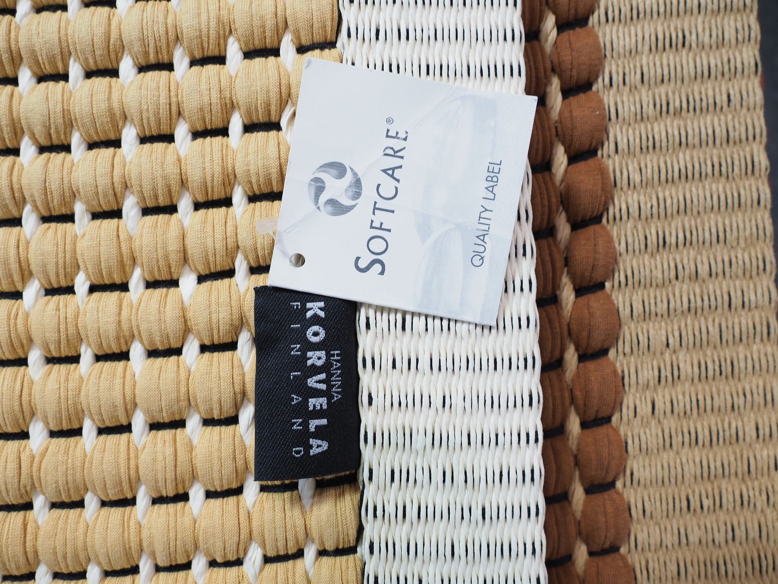 Hanna Korvela Duetto 2 matto, keltainen, 160x230cm