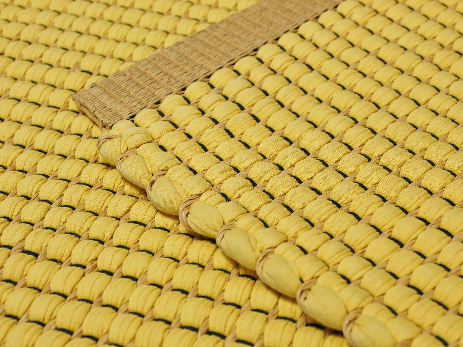 Hanna Korvela Duetto matto, keltainen, 160x230cm