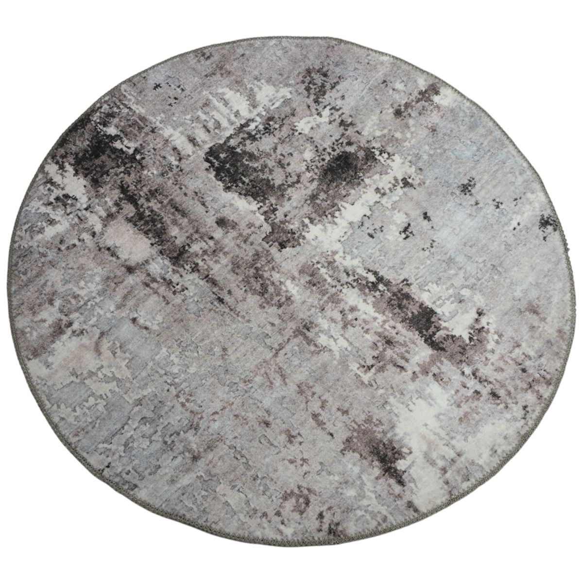Gray pyöreä matto, halk. 80 cm