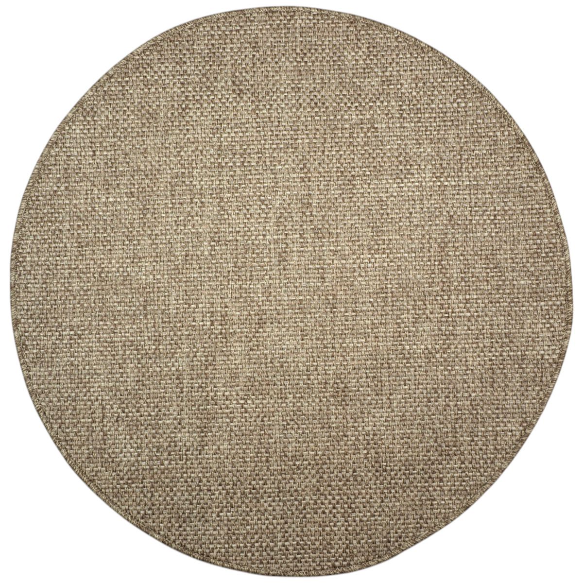 Oria pyöreä matto, ruudukas pellava, eri kokoja