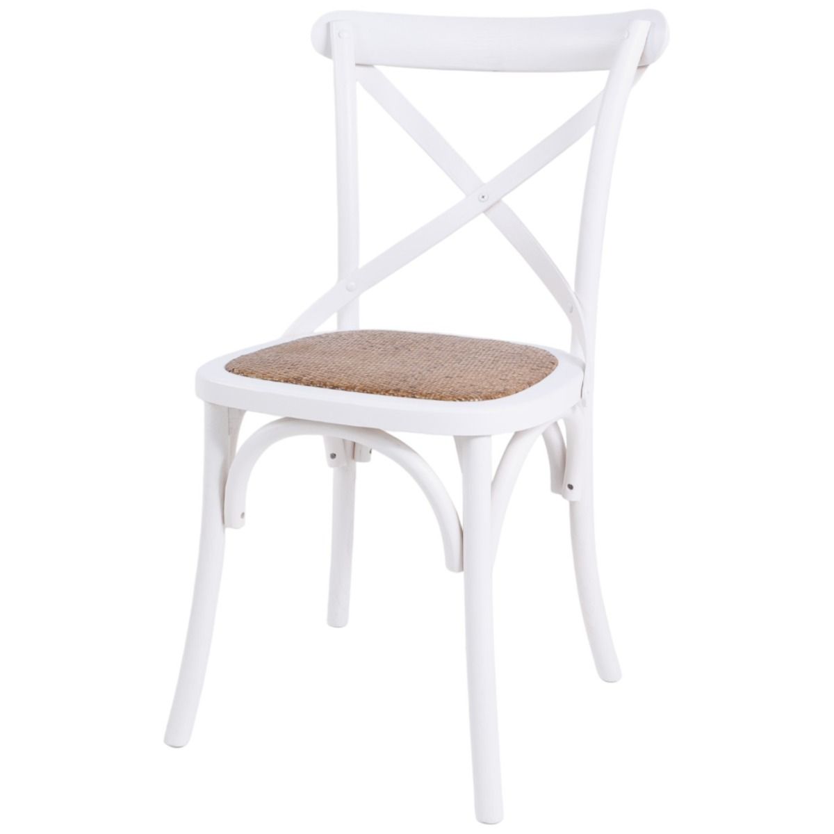 Palermo ruokapöydän tuoli valkoinen X-selkä