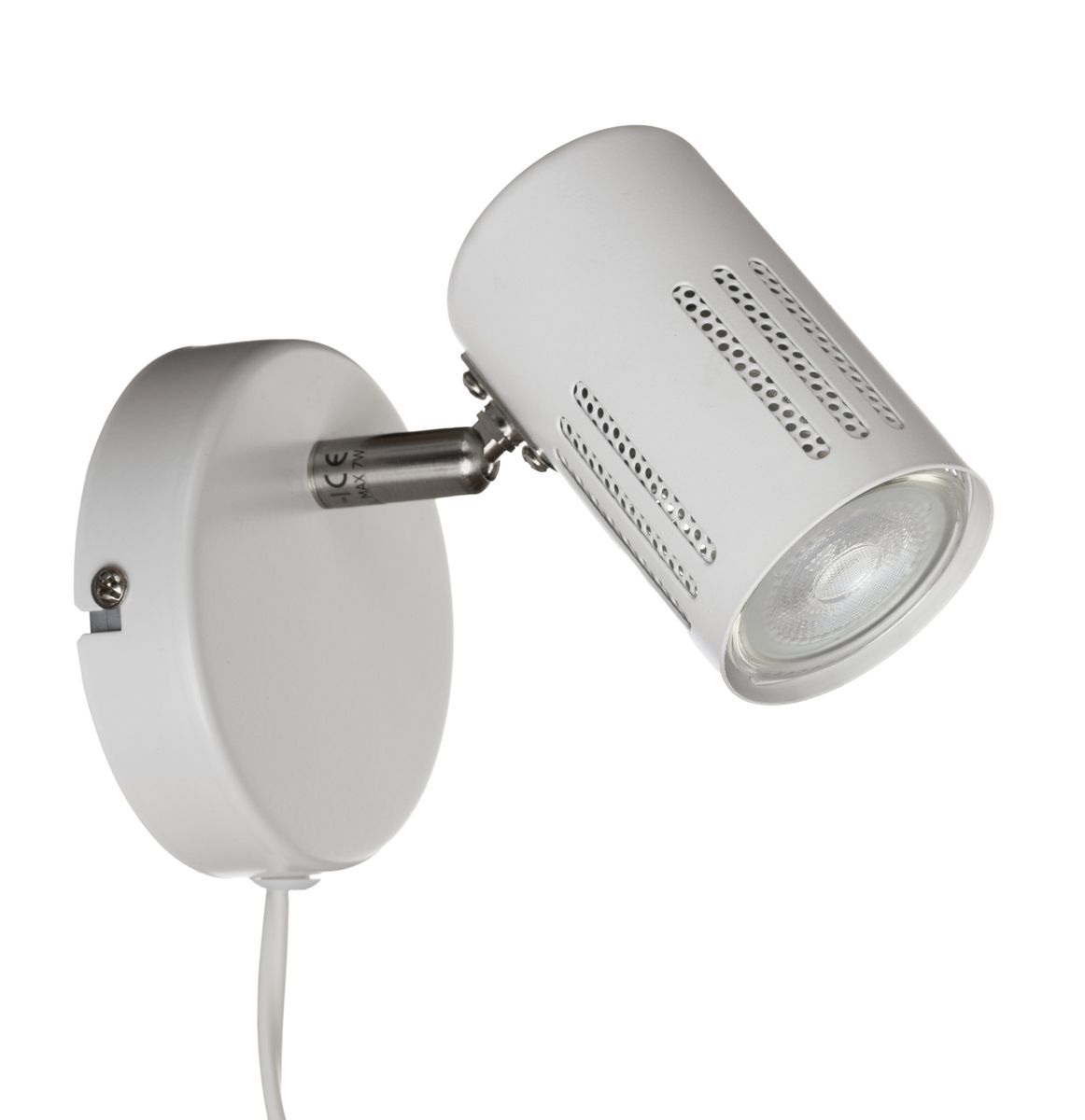 Paro on pienikokoinen mattavalkoinen seinävalaisin, jossa spottiosan pitkulaiset reiät ja niiden takaa pilkottava verkko tuovat valaisimeen erottuvaa luonnetta. Krominvärinen nivel lisää modernia ilmettä ja mahdollistaa valon suuntaamisen juuri haluttuun