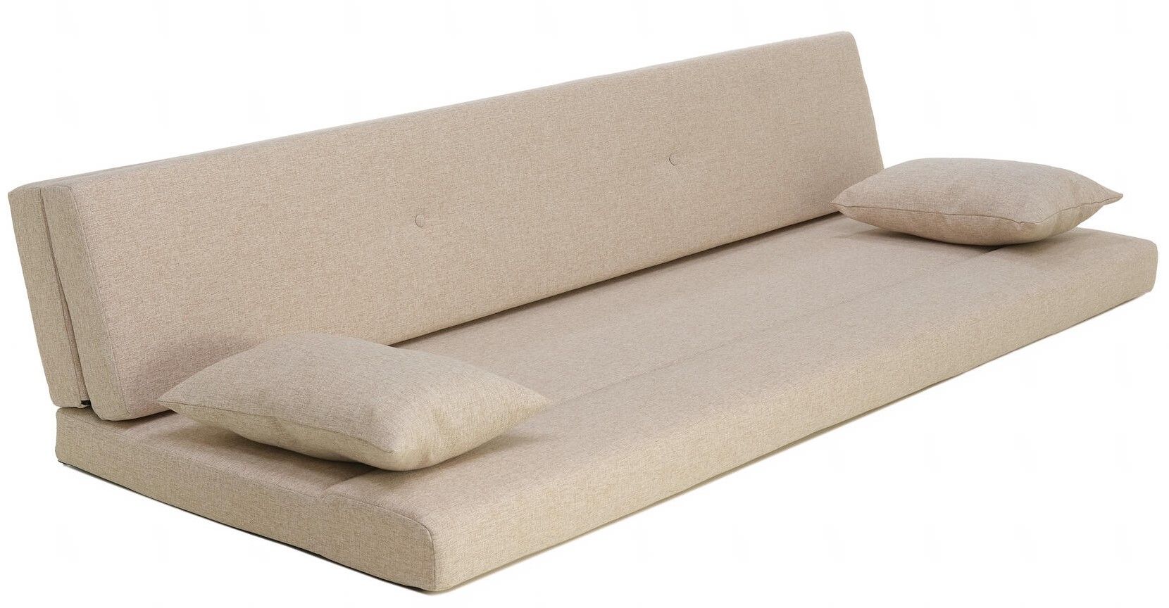 Beige patjasarja laverisohviin ja levitettäviin sohviin