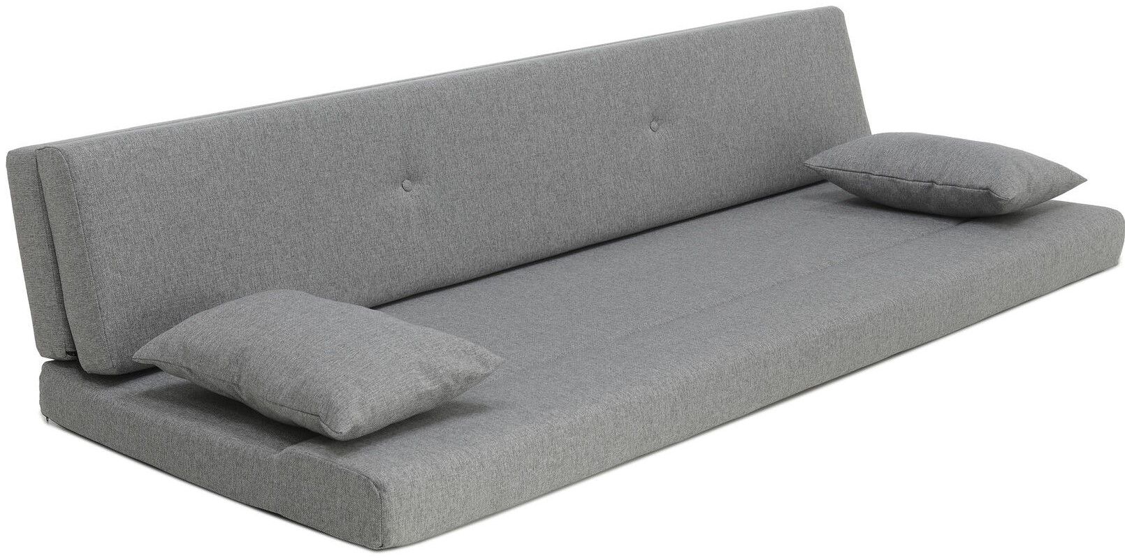 Tummanharmaa levitettävä patjasarja laverisohviin