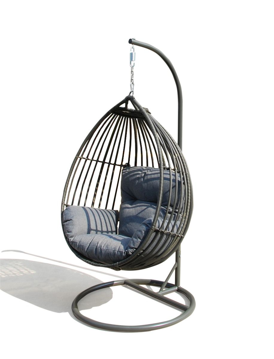 Pattaya riipputuoli + teline, tummaharmaa