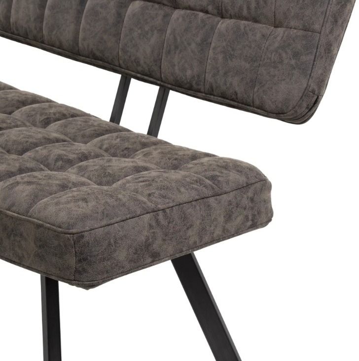 Amsterdam ruokapöydän penkki 180cm – tummanruskea