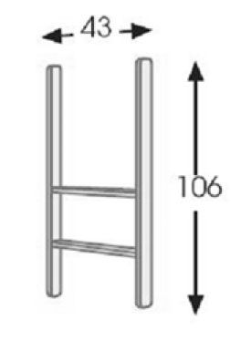 Unipuu pikkuparvitikkaat 106 cm