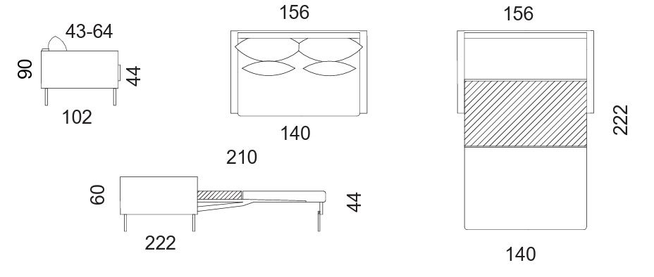 Unico Pilvi vuodesohva, kampanja